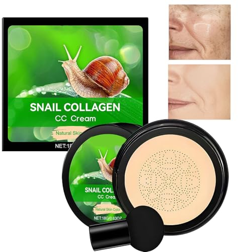 Luftkissen-CC-Creme Leicht Aufhellend Wasserdicht Feuchtigkeitsspendend | Milder feuchtigkeitsspendender Concealer für Täglichen Gebrauch, Hochzeit, Reisen, Schnelle