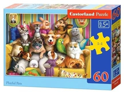 Puzzle 60 Playful Pets