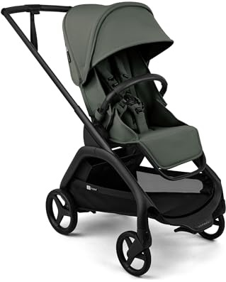 Bugaboo Dragonfly Plus Kinderwagen, Zusammenklappen mit einer Hand | kompakt und leicht optimal für die Stadt, wendbarer Sitz mit flacher Liegeposition, von Geburt bis Kleinkind, Forest Green