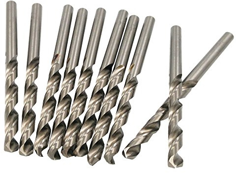 TWISTDRILL HSS Metallbohrer 7,5mm - 10 Stück | DIN 338 Typ N| Geschliffen| Bohrer Set| Stahlbohrer| Aluminiumbohrer| Messingbohrer