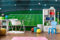 Fototapete für die Wand, Fußballstadion, Wandbild, dekorativer Vinyl, verschiedene Maße 200 x 150 cm, Dekoration für Esszimmer, Wohnzimmer, Schlafzimmer usw.