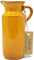Verano Spanish Ceramics Selena Glaze Hand Dipped Decorative Tall Rustic Bottle Jug - New Home Decor Kitchen Restaurant Cafe Dining Table Vase Serving Cream Milk Water Juice Pourer - 18cm Orange