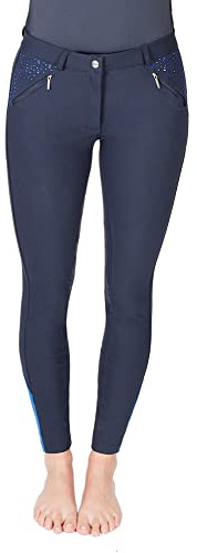 PFIFF 102825 Reithose Tiara, Silkon-Grip-Vollbesatz Damenreithose, Damen 32 – 48