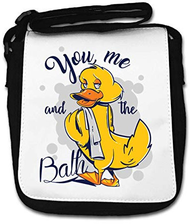 You, Me and The Bath Funny Toy Duck Small Shoulder Bag