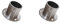 Flansch aus Edelstahl Flanschverbindung Wandanker Wandflansch zur Rohrbefestigung für Wand,Boden Kleiderschrank (32mm) 2 Stück
