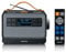 Lenco PDR-065 Demenz und Alzheimers tragbares DAB+ Radio - Bluetooth - FM Radio - einfacher und normaler Modus - Dockingstation - Uhr und Weckfunktion - Akku - schwarz/grau