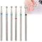 Brrnoo Brocas para Uñas, Profesionales Fresas para Torno Manicura para Quitar Gel Acrílico Cutícula, Diamante Broca Manicura, Herramientas para Embellecer Uñas, Pulir(JG#3)