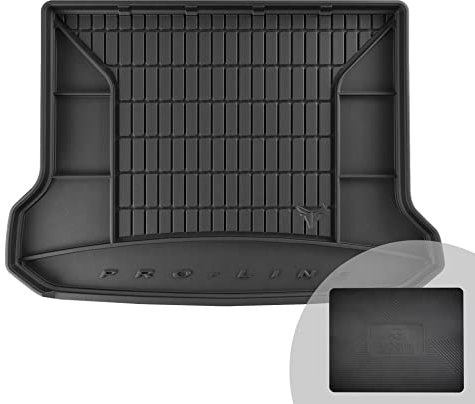 FROGUM ProLine 3D Gummimatte Exklusive Auto Kofferraummatte Kofferraumwanne für Volvo XC60 I 2008-2017 | Bequemer Organiser | Die höchsten Kanten