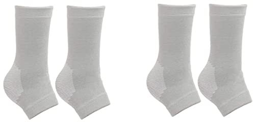 2 Paires Chaussettes De Compression en Bambou, Bambou Anti Fatigue Chaussettes Ouvertes, Chaussettes De Neuropathie Soulagement De Douleur pour Les Pieds, Gonflement De Cheville, Meilleur Flux