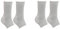 2 Paires Chaussettes De Compression en Bambou, Bambou Anti Fatigue Chaussettes Ouvertes, Chaussettes De Neuropathie Soulagement De Douleur pour Les Pieds, Gonflement De Cheville, Meilleur Flux