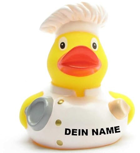 Badeente - personalisierbar (Koch Ente)