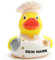 Badeente - personalisierbar (Koch Ente)