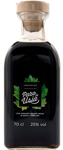 PAZO DE USIA Licor de café macerado con café natural en grano y endulzado botella 70 cl