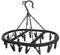 JOULIR 2PK Hanging Clothes Airer Plastic Clothes Pegs Portable Garment Laundry Racks Laundry Drying Rack Laundry Pegs For Underwear Socks
