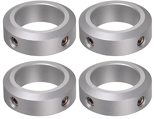 QUARKZMAN 4Stk Stellringe Stellringe welle 25mm Bohrung 38mm AD 12mm Breite Wellensicherungsring Tiefenanschlagringe für Rad Schubkarre Axle Getriebe Montagen CNC Maschine Werkzeuge