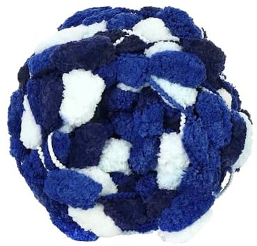 1 Rolle 130g ca.28m Dicke Wolle Garn Pom Pom Ball Wolle Strickwolle Garn Plüschballgarn,Wolle zum Häkeln und Stricken,für DIY Handgemacht Kunsthandwerk Schals Mützen Kissen Decken,Farbe 6