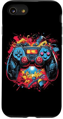 iPhone SE (2020) / 7 / 8 Gamer Aesthetic Graphic Gaming Video Games Boys Teens Kids Case