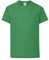 Generico Maglietta Bambini 14/15 Anni – 1 Pezzo – Colore Verde Prato – Cotone 100% 145 g/m² – Unisex Manica Corta – Altezza 164 cm – Lunghezza 72 – Torace 107 – FRU 61-019-0