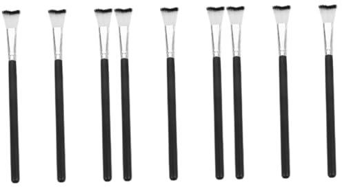Beavorty 9 Pièces Brosse à Queue De Poisson Pinceau Ombre à Nez Outil De Maquillage Pinceaux De Maquillage Pour Le Nez Pinceau De Maquillage Brosse Contour Du à