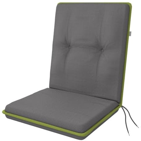 Doppler Luxus Niederlehner Auflage Active 2123, 100 x 50 x 6 cm, grau