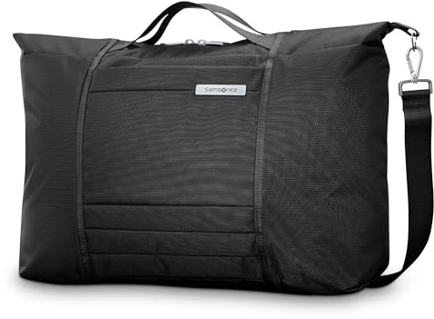 Samsonite UpLIFT 23 Lightweight Foldable Weekender Duffle Bag - Polyester Soft Duffle for Ultra Lightweight Travel - Black