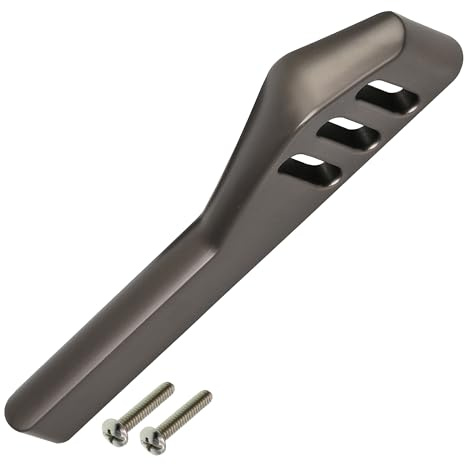 Highdecora Door Handles, Cupboard Drawer Pulls, Wardrobe, Kitchen, 6 Pack (Titanium-112mm)