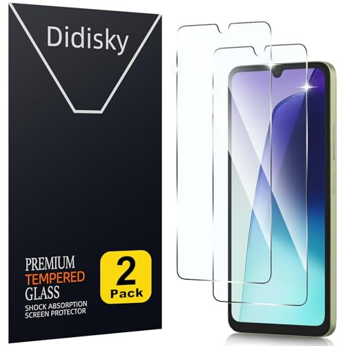 Didisky (2 Piezas Cristal Templado Protector de Pantalla para Xiaomi Redmi 14C, 14R, A3 Pro, A4, Xiaomi POCO C75 6.88, Antihuellas, Sin Burbujas, Fácil de Limpiar, 9H Dureza, Transparente