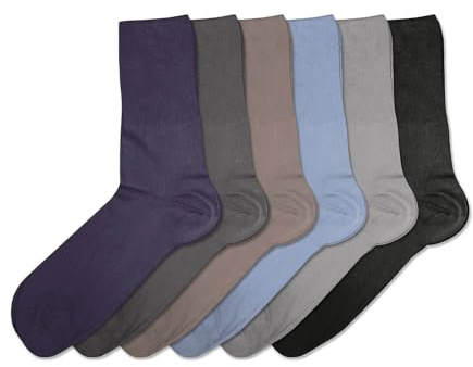 Coopers of Stortford 6-11 PK6 NAVY SOFT GRIP BAMBOO SOCKS