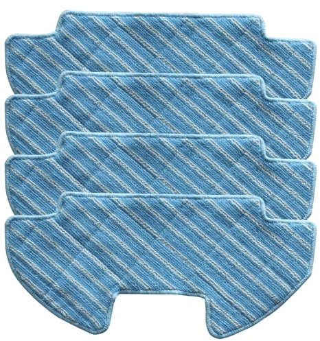 QASULER Tampone for pulizia riutilizzabile e lavabile con 4 cuscinetti, for Samsung, for Powerbot-E VR05R5050WK Strumenti di ricambio for parti di pulizia domestica Casa panno per aspirapolvere robot