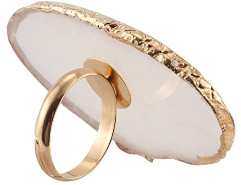 Asyduey 1 Pc Resin Stone Color Nail Art Ring Palette Finger Ring Plate Acrylic Uv Gel Polish Cream Foundation Mixing Nail Art Equipment