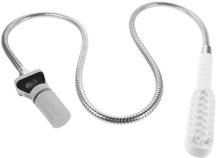 TOYANDONA Dog Shower Attachment with Massaging Bath Brush and Flexible Hose Handheld Pet Shower Head with Filter for Deep Cleaning and Grooming Dogs of All