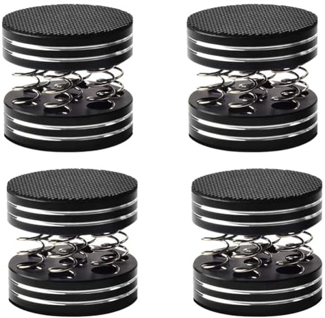 Flaroey HiFi Audio Foot Pad Aluminum Alloy Spring Shock Absorption Speaker Equipment Spike Foot Nail (4 Pcs)