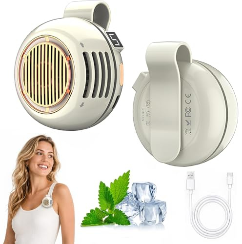 Ventilador Portátil, 5 Velocidades Ajustable en 360° Mini Ventilador