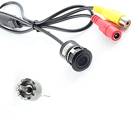 Cocar AC18-FT Car Auto Front View Camera Forward Cam Screw Bumper Mount Universal Fit Non-mirror Image w/o Parking Assistance Grid Lines