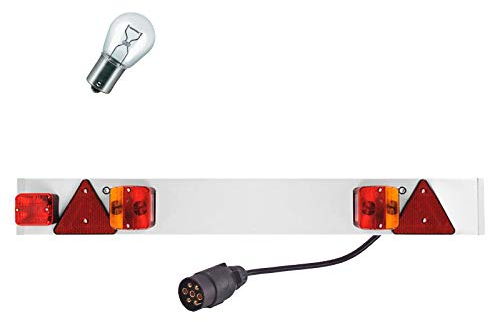 Anhänger Beleuchtungsbalken, Nebelschlussleuchte, 5 m Kabel, 137 cm Länge, 12 Volt