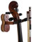 NUZAMAS Violinenhalter, Violinenhaken mit Bogenaufhänger, Wandmontage, Hartholz, für Zuhause und Studio