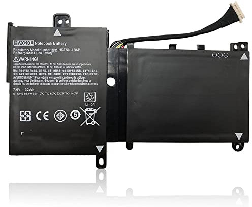 HV02XL 796219-421 796355-005 HSTNN-LB6P TPN-Q164 Batterie pour Ordinateur Portable Compatible avec HP Pavilion X360 11-K 11-K013CL 11-K057NA 11-K117CL 11-K053AA 11-K005NA 11-K064NR Series(7.6V 32Wh)
