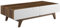Modway Origin Table basse moderne en bois de noyer Blanc 47 po