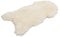 Cakla Lammfell Echt 130-140 cm - Schaffell Echt Groß - Fellteppich Weiss - Weich und Flauschig - Fell für Stühle - Lammfell Teppich - 100% Bio - Schafsfelle - Dekofell - Schafsfell Felle
