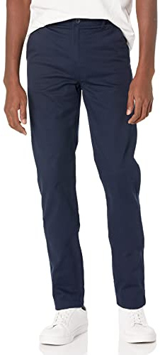 IZOD Uniform Young Men's Stretch Chino Pants, Navy, 32W x 34L