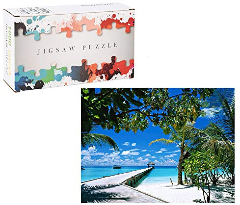 AKT Intelligenz Puzzle 1000 STK - Kinderspielzeug Puzzles aus Pappe zum Kinder Lernspiele, Brain Challenge Puzzle, Druckentlastung,B