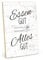 TypeStoff Holzschild mit Spruch – Essen – im Vintage-Look mit Zitat als Geschenk und Dekoration zum Thema Küche und Genuss - HS-00850