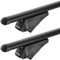Dachträger für BMW X3 Typ F25 (11/10-10/17) Menabo Tiger Alu Schwarz - Menabo