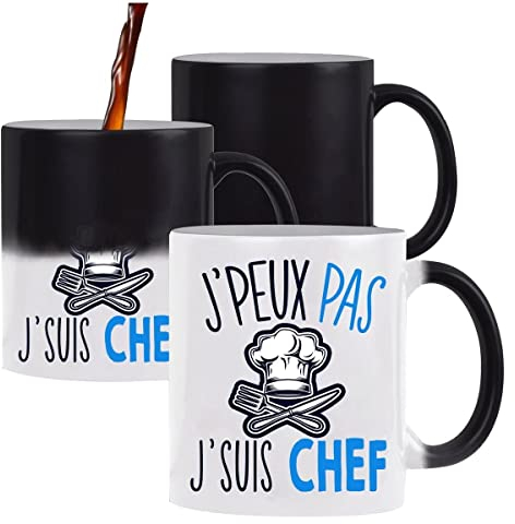 Mug Magique J'peux pas Chef cuisine | Tasse Humour