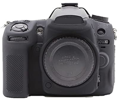 Custodia per fotocamera Borsa in silicone morbido nero armatura pelle corpo protezione per fotocamera digitale Nikon D7000 SLR
