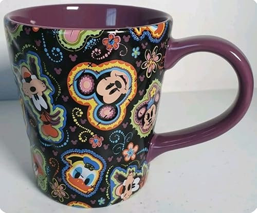 Disney Parks Quilt Design Mickey Mouse Mug (Minnie, Donald, Pluto, Goofy)