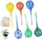 Watering Globes 6 Pack Plant Self Watering, Plant Watering Globes Glass Water Bulbs For Plants, Self Watering Spikes Colorful Water Globes, Glass Watering Bulbs For Indoor Plants Outdoor Use (6pcs)