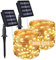 Flintronic Catena Luminosa Solare 32M 300LED - Luci Esterno con 8 Modalità, Impermeabili - Decorative per Giardino, Matrimonio, Balcone