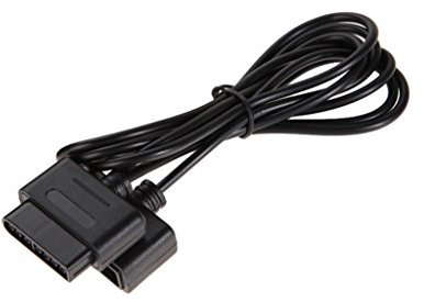 Verlängerungskabel 1,8m - Packung mit 2 Gamepad-Verlängerungskabeln für SNES SFC [Videospiel]