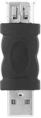 Tragbarer Firewire IEEE 1394 6-polige Buchse auf USB Typ 1.1/2.0 A Stecker Adapter Adapter